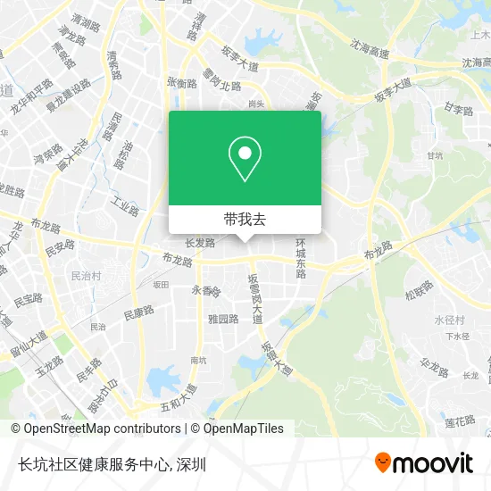 长坑社区健康服务中心地图
