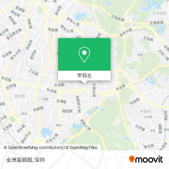 金洲嘉丽园地图