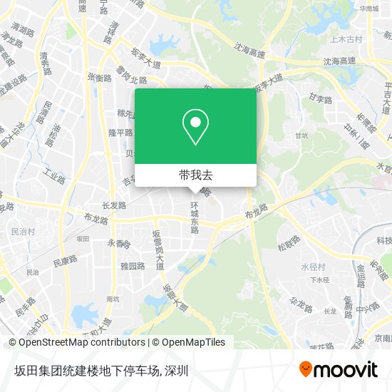坂田集团统建楼地下停车场地图