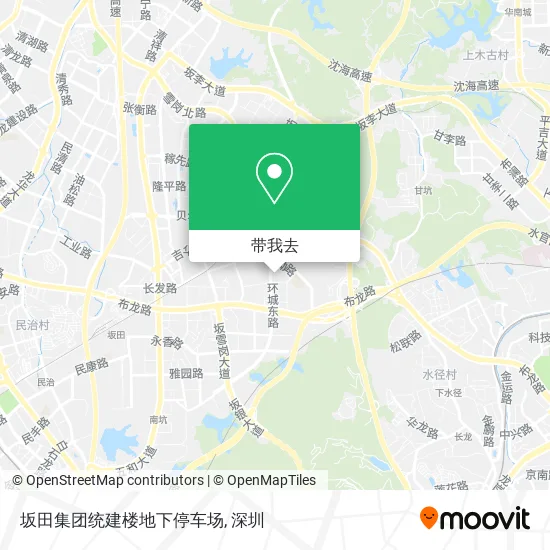 坂田集团统建楼地下停车场地图