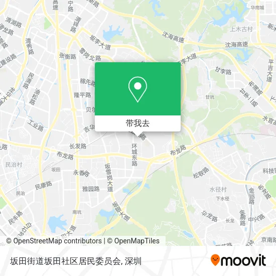 坂田街道坂田社区居民委员会地图