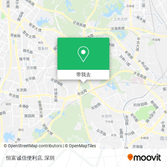 恒富诚信便利店地图