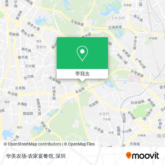 华美农场-农家宴餐馆地图