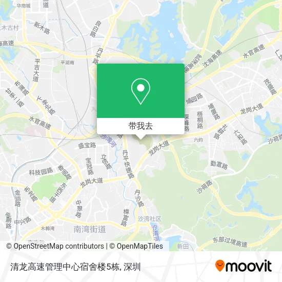 清龙高速管理中心宿舍楼5栋地图