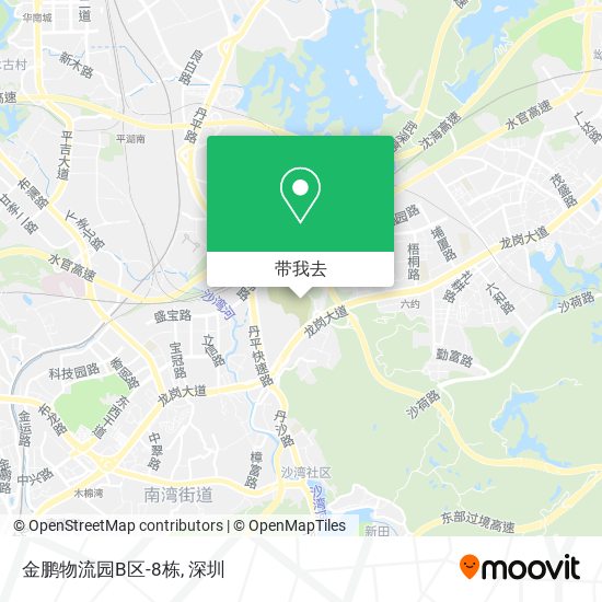金鹏物流园B区-8栋地图