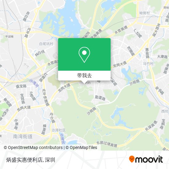 炳盛实惠便利店地图