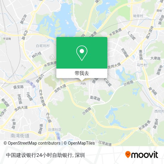 中国建设银行24小时自助银行地图