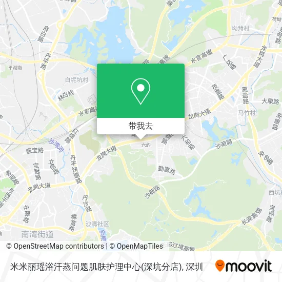 米米丽瑶浴汗蒸问题肌肤护理中心(深坑分店)地图