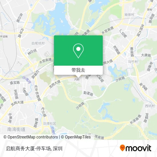 启航商务大厦-停车场地图