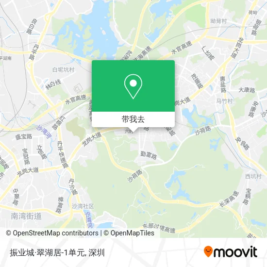振业城·翠湖居-1单元地图