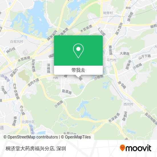 桐济堂大药房福兴分店地图