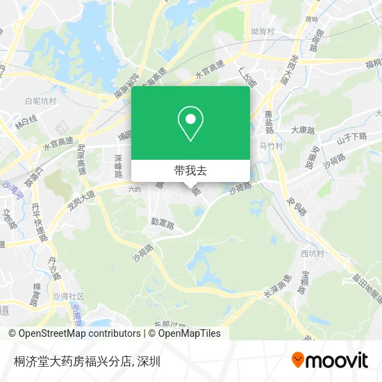 桐济堂大药房福兴分店地图