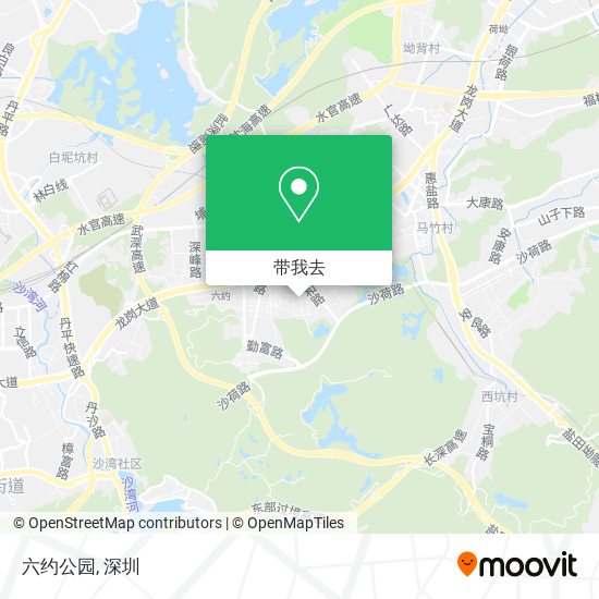 六约公园地图