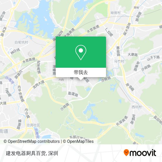 建发电器厨具百货地图