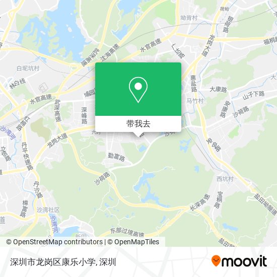 深圳市龙岗区康乐小学地图