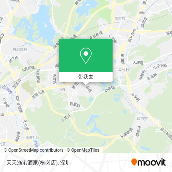 天天渔港酒家(横岗店)地图