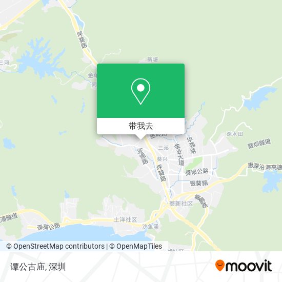 谭公古庙地图