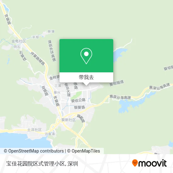 宝佳花园院区式管理小区地图