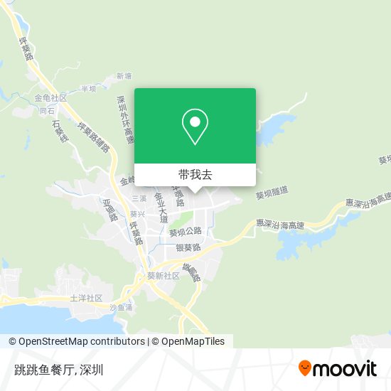 跳跳鱼餐厅地图