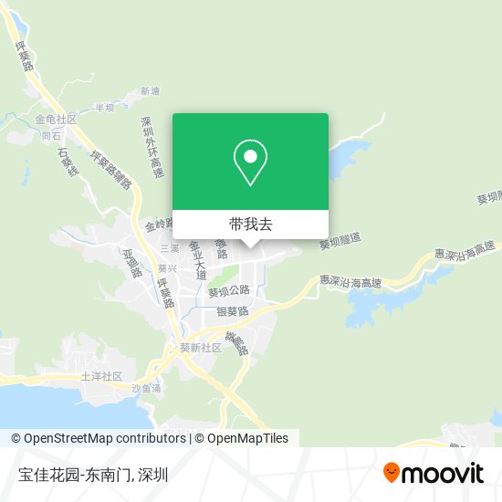 宝佳花园-东南门地图
