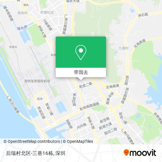 后瑞村北区-三巷16栋地图