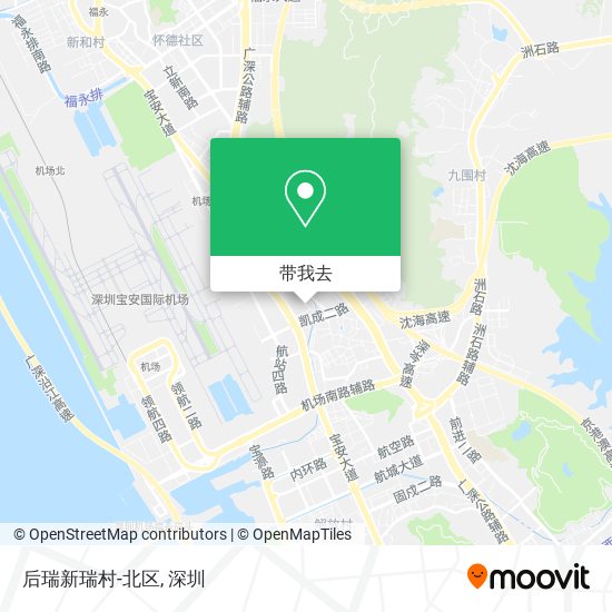 后瑞新瑞村-北区地图