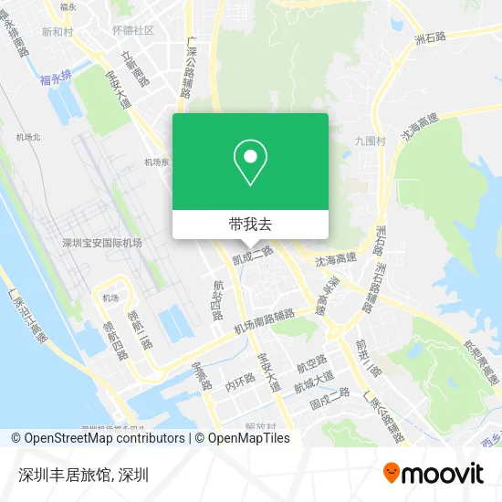 深圳丰居旅馆地图