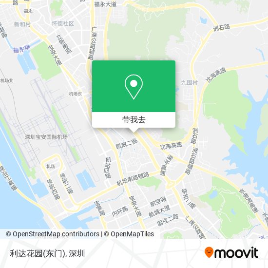 利达花园(东门)地图