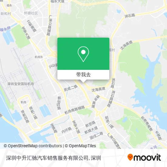 深圳中升汇驰汽车销售服务有限公司地图