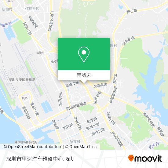 深圳市里达汽车维修中心地图