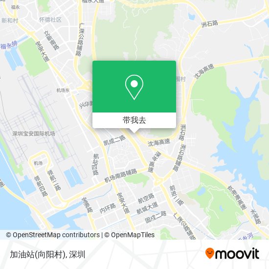 加油站(向阳村)地图
