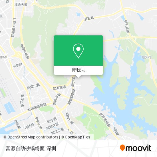 富源自助砂锅粉面地图