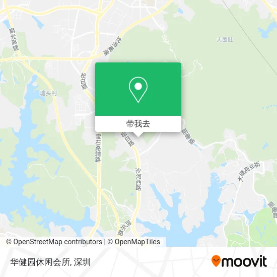 华健园休闲会所地图