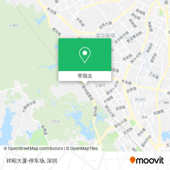 祥昭大厦-停车场地图