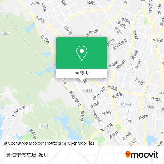 曼海宁停车场地图