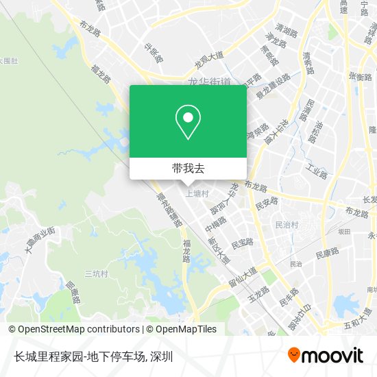长城里程家园-地下停车场地图