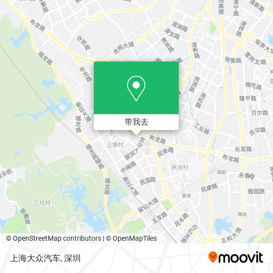 上海大众汽车地图