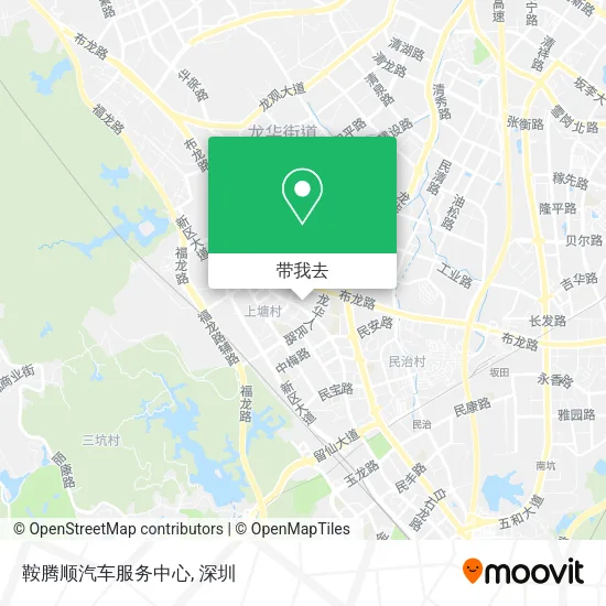 鞍腾顺汽车服务中心地图