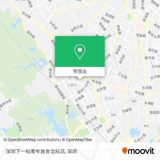 深圳下一站青年旅舍北站店地图