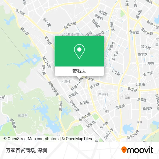 万家百货商场地图