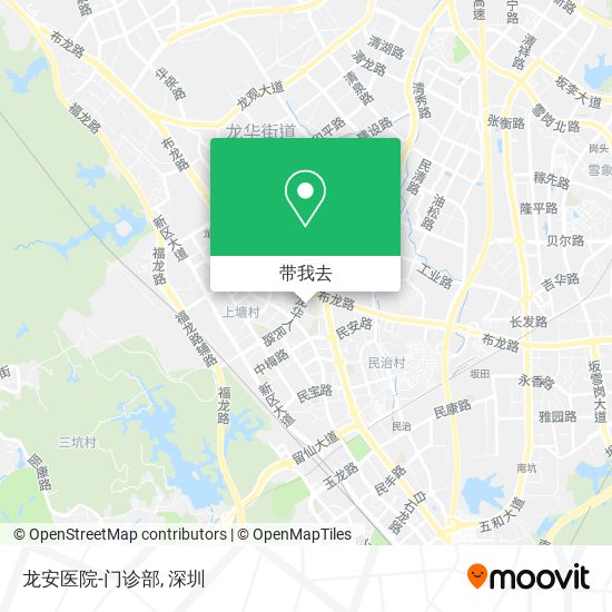 龙安医院-门诊部地图