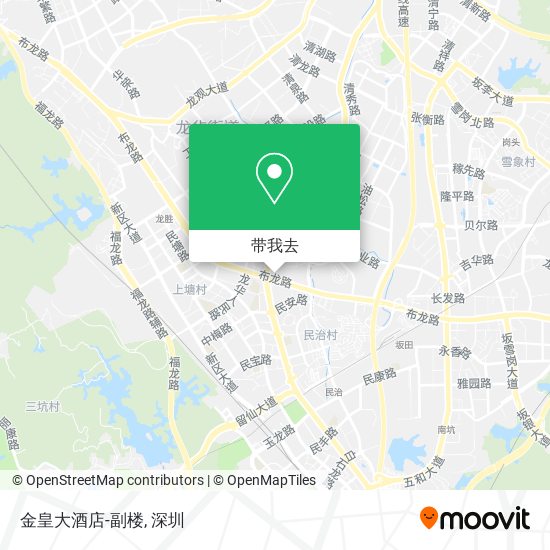金皇大酒店-副楼地图