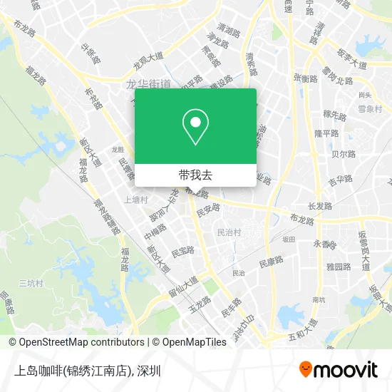 上岛咖啡(锦绣江南店)地图