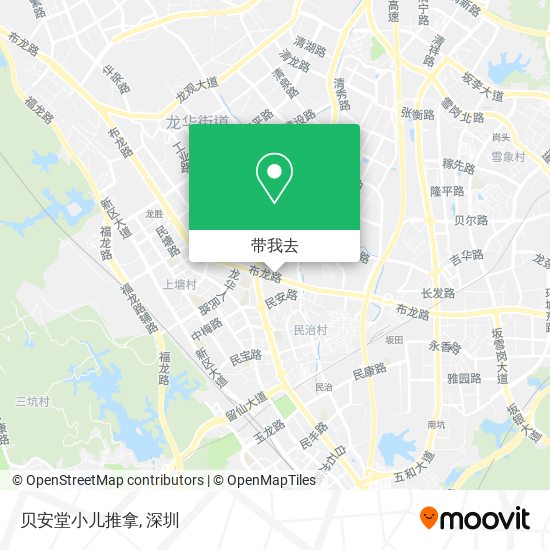 贝安堂小儿推拿地图