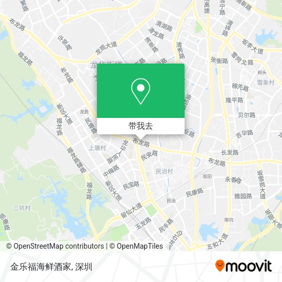 金乐福海鲜酒家地图