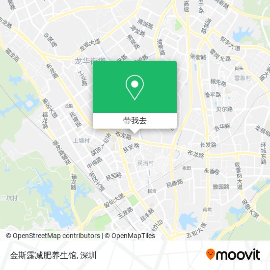 金斯露减肥养生馆地图