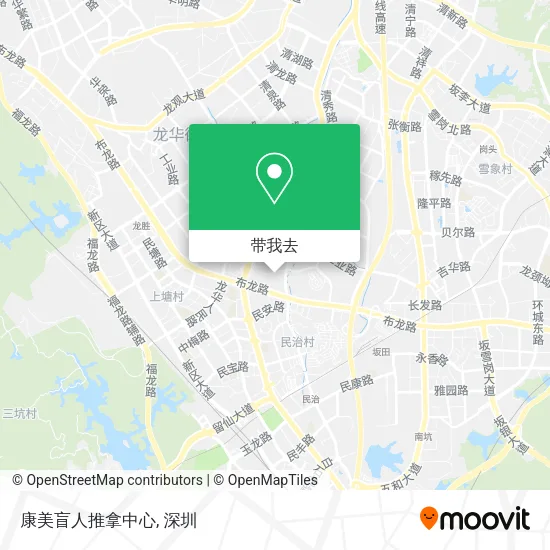 康美盲人推拿中心地图