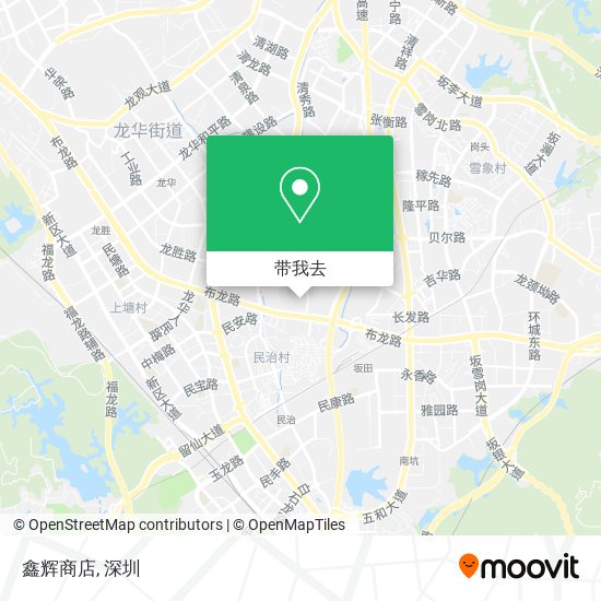 鑫辉商店地图
