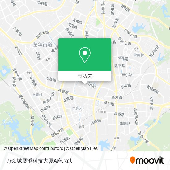 万众城展滔科技大厦A座地图