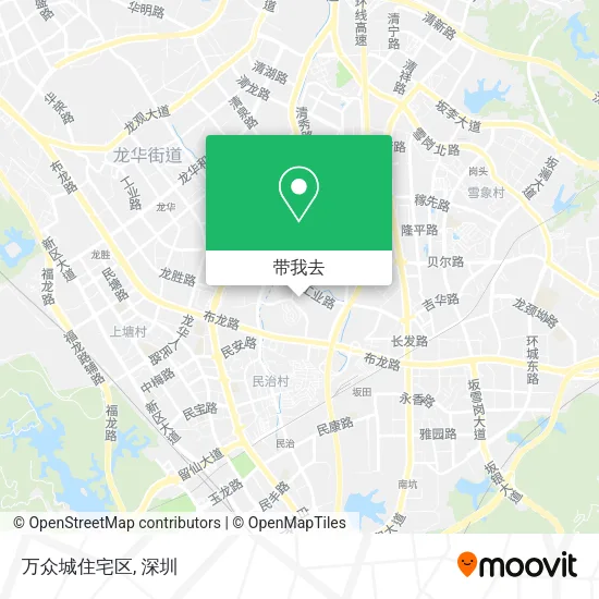 万众城住宅区地图